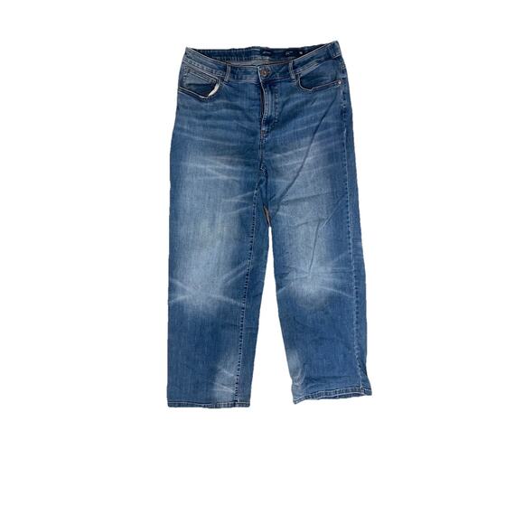 J Jill Jeans Womens Size 16 Blue High Rise Wide Leg Wash Capsule Casual Full Leg - Picture 2 of 7